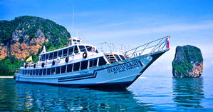 ตั๋วเรือเกาะพีพี เกาะลันตา อ่าวนาง ไร่เลย์ 